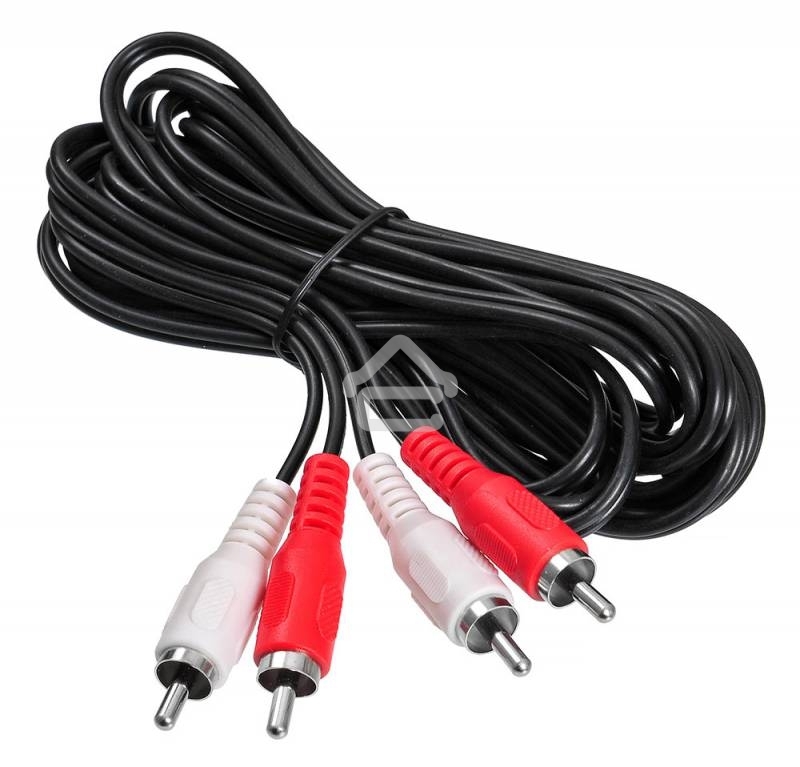 Кабель соединительный аудио Buro 2хRCA (m)/2хRCA (m) 3м. черный BAAC024-3