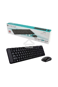 Клавиатура + мышь Logitech MK220 клав:черный мышь:черный USB беспроводная
