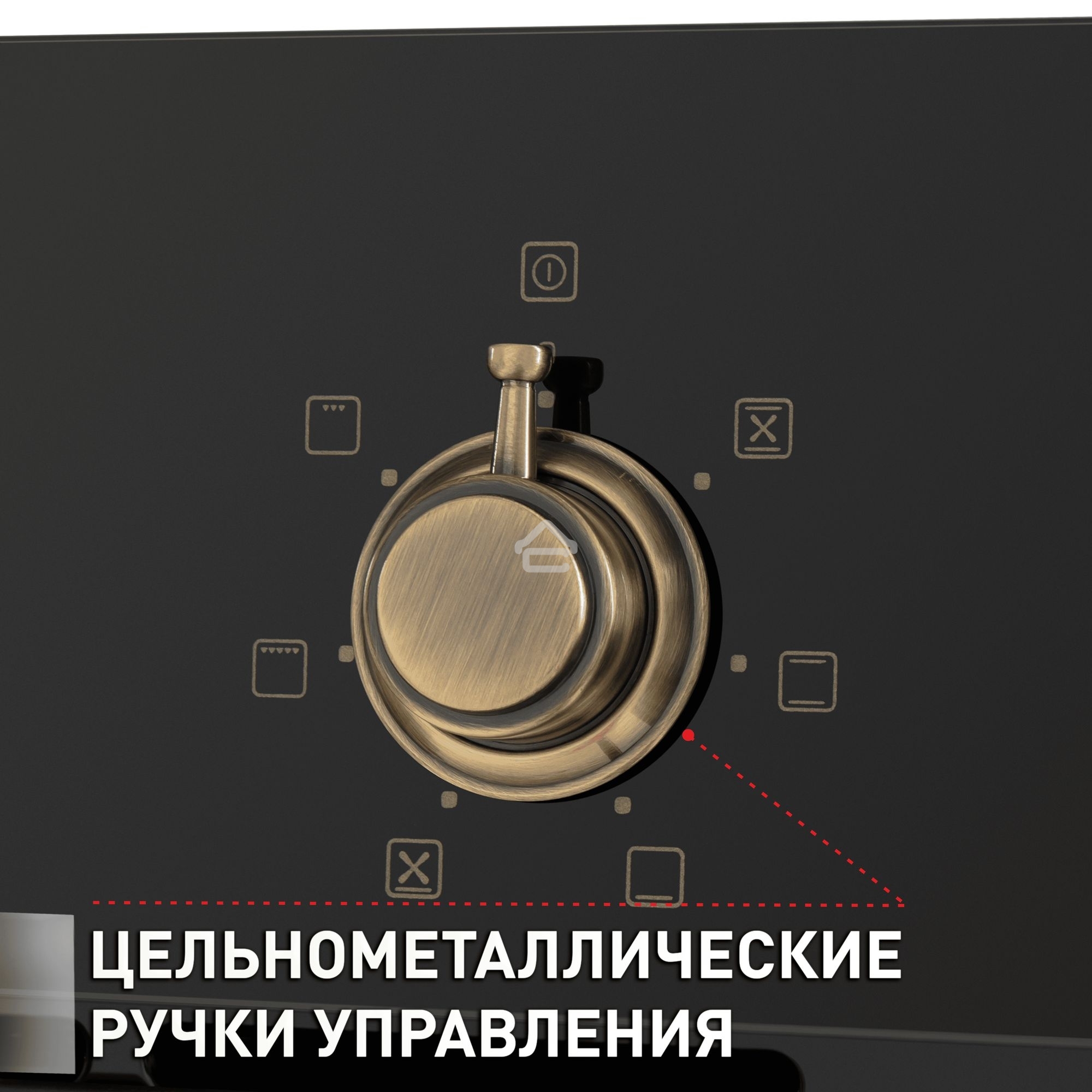 Шкаф духовой электрический Maunfeld EOEFG.566RBG.MT, встраиваемый