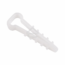 Дюбель-хомут нейлоновый прямоугольный Rexant 6-12 мм, белый, упаковка 100 шт.