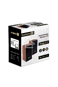 Акустическая система 2.0 ExeGate EX287058RUS Tango 312 (питание USB, 2х3Вт (6 Вт RMS), 80-20000Гц, светлое дерево)