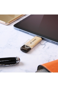 Флеш диск Transcend USB 128GB, JETFLASH USB3.2, TLC, High Speed, Type-C и Type A  (420/400 МБ/с)