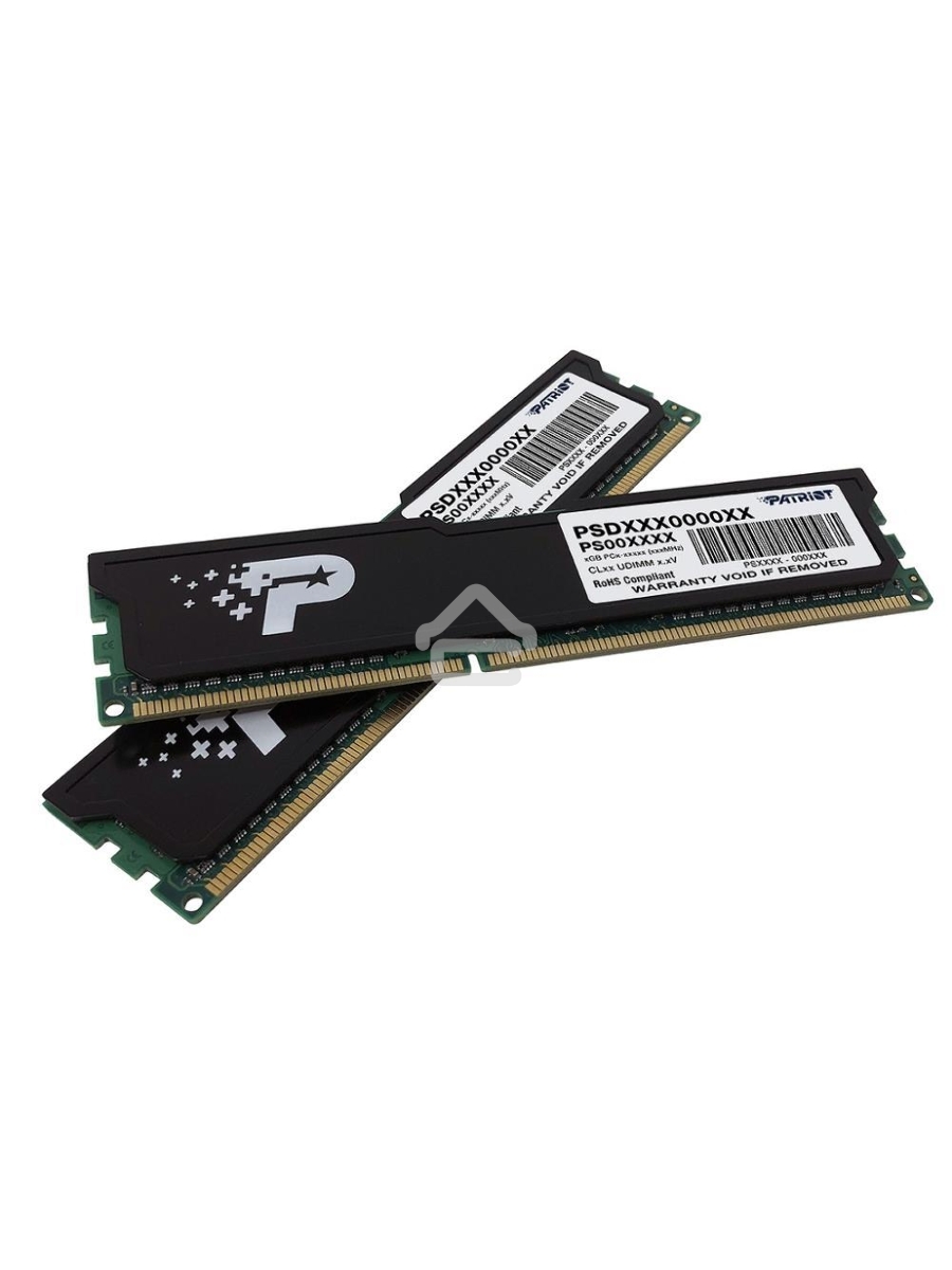 Оперативная память Patriot Signature, DDR4, 32GB (2x16 GB), 3200 MHz, CL22, DIMM