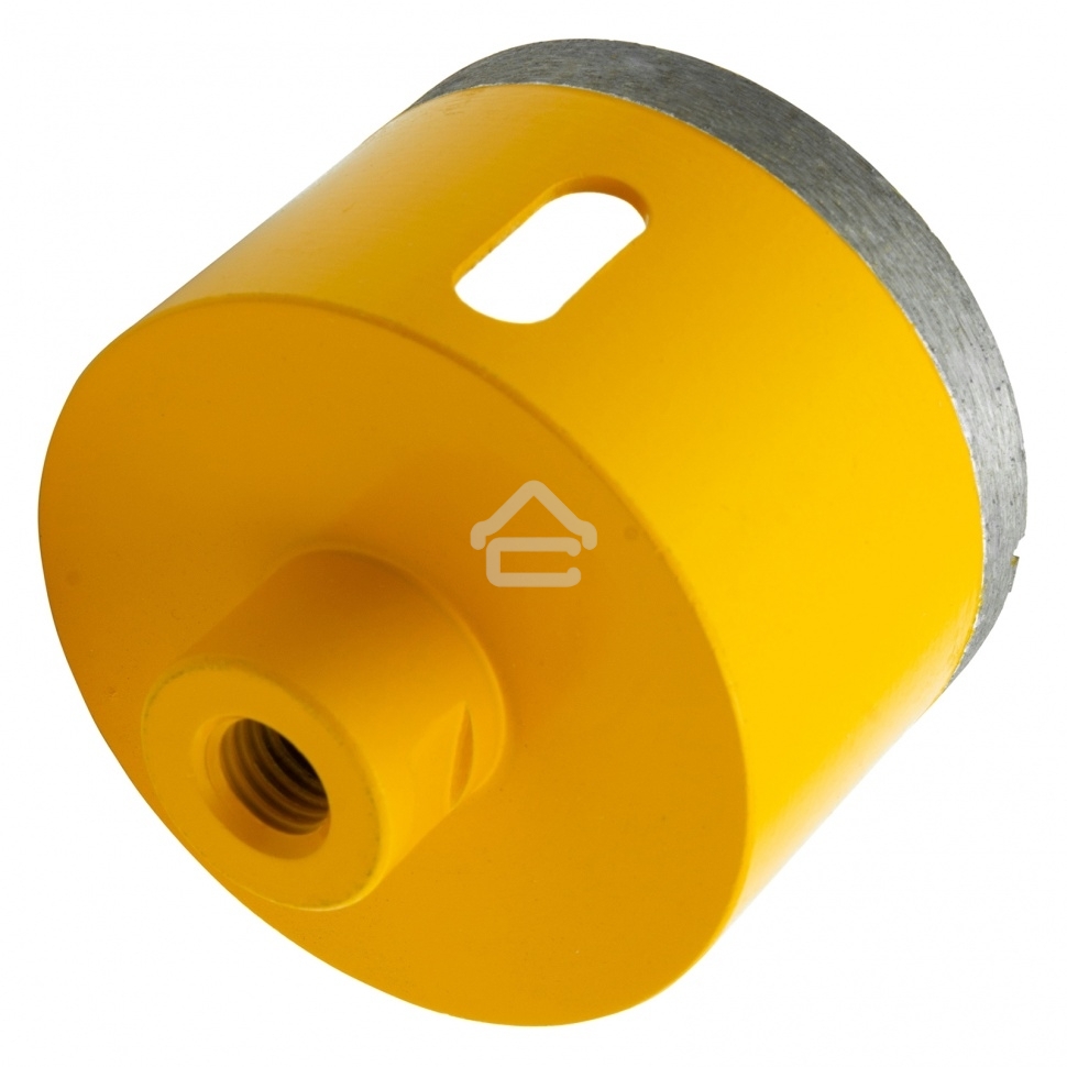 Сверло алмазное по керамограниту Denzel 82мм мокрое резание, М14 72696