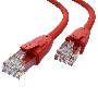 Патч-корд GCR прямой 2.0m UTP кат.6, красный, 24 AWG, ethernet high speed, RJ45, T568B, GCR-52389