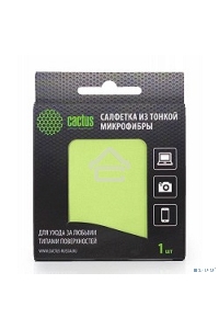 Салфетки Cactus CS-MF01 Микрофибра для деликатного ухода за любыми типами поверхностей, 18x18 см