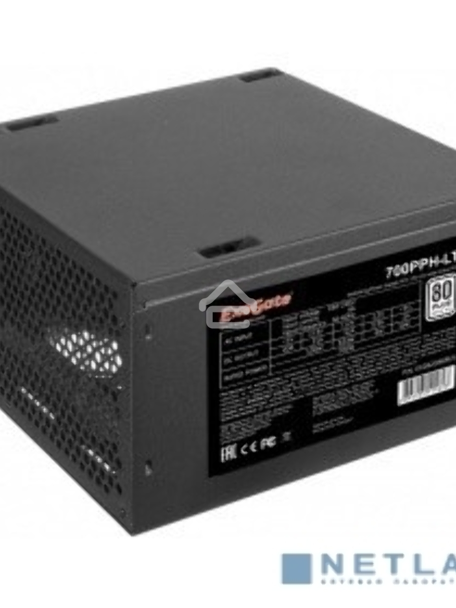 Блок питания ExeGate 700PPH-LT-S RTL (EX282048RUS-S), 700Вт, 80 PLUS, 120Вт, черный