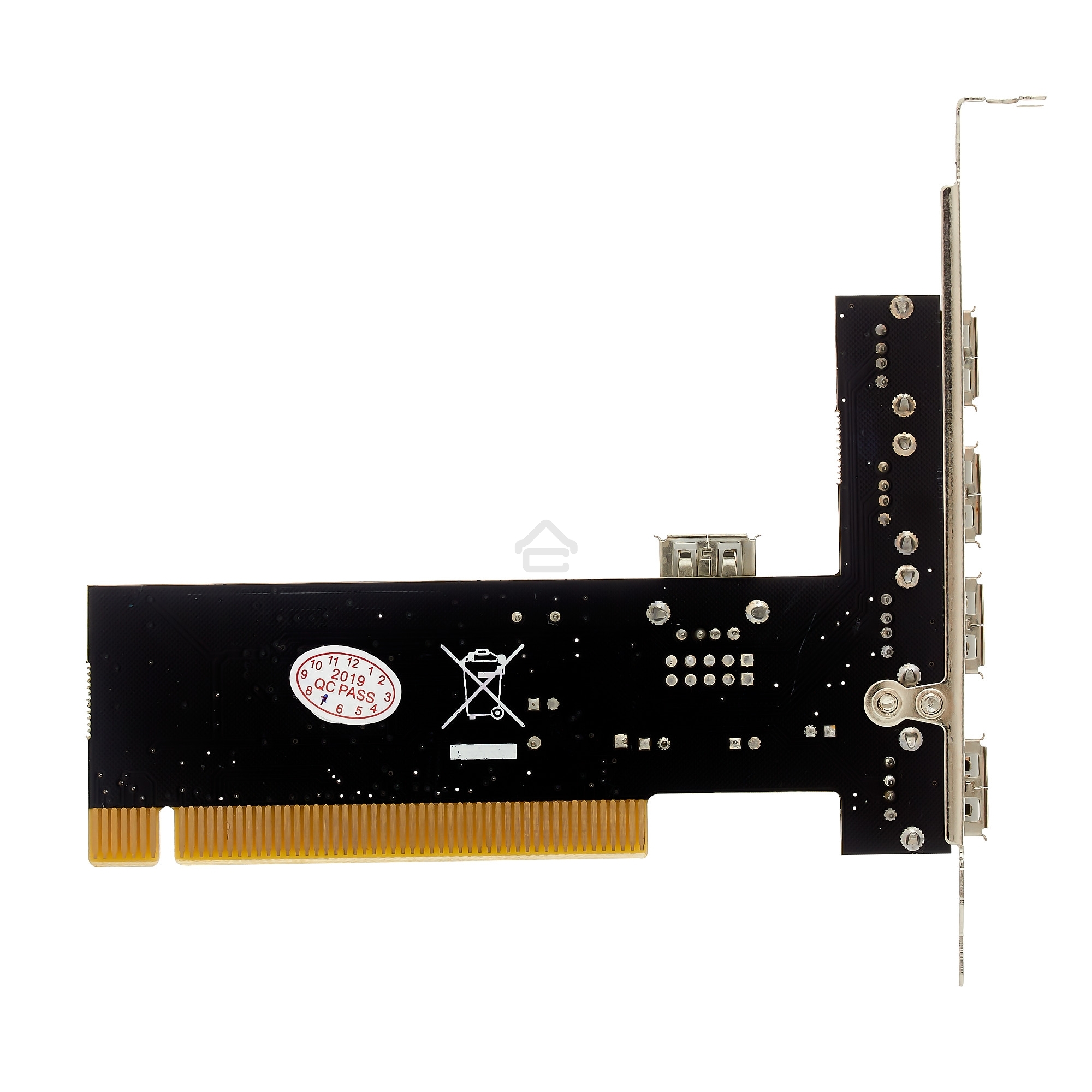 Контроллер Exegate EXE-352 PCI, 4*USB2.0 ext + 1*USB2.0 int (OEM) EX281227RUS