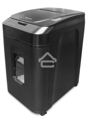 Шредер ГЕЛЕОС АП40-4, DIN P-4 (4 ур-нь секр.), фрагмент 3,9х12мм, АВТОПОДАЧА 170 лист (70г/м2), пл.карты/скрепки/скобы, 37 литров