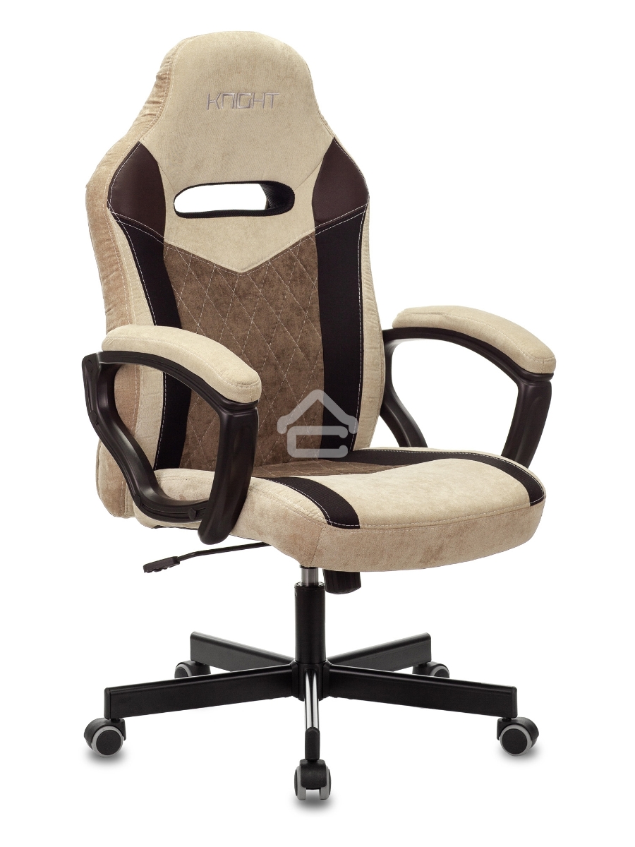 Кресло игровое Бюрократ VIKING 6 KNIGHT BR FABRIC коричневый, крестовина металл/пластик