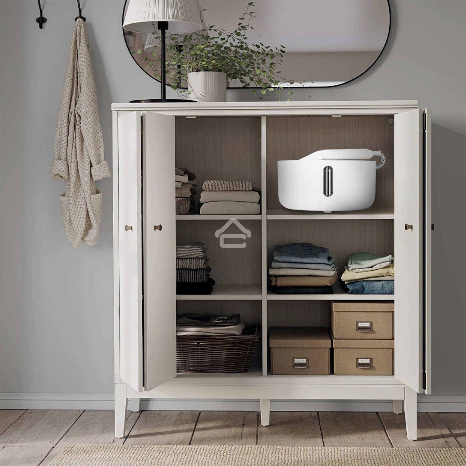 Отпариватель ручной Kitfort КТ-9110-1 2180 Вт белый/фиолетовый