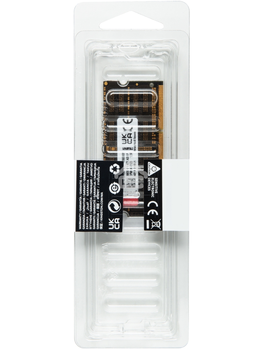 Оперативная память Kingston Fury Impact, DDR4, 16GB (1x16GB), 3200MHz, CL20, SO-DIMM