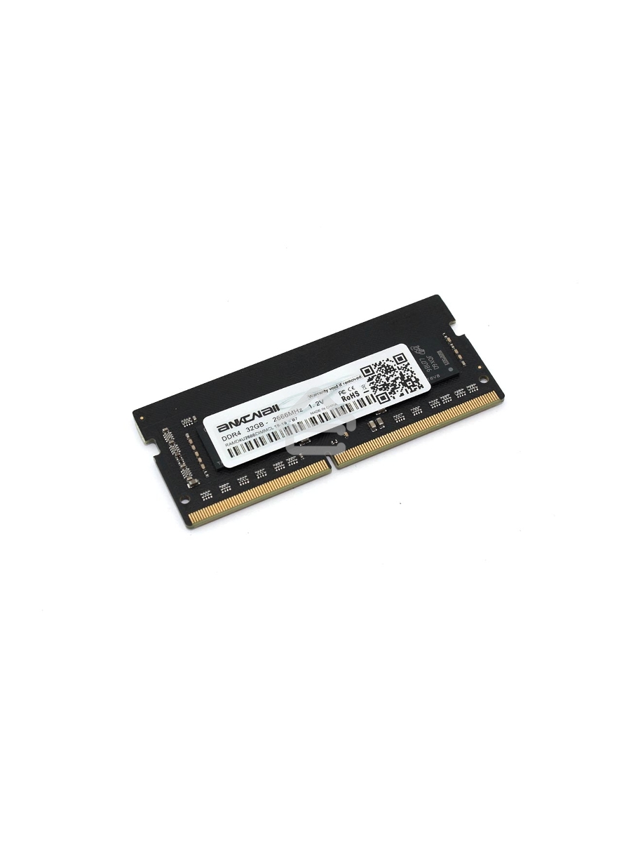 Оперативная память Ankowall, DDR4, 32GB (1x32GB), 2666 MHz, CL19, SO-DIMM
