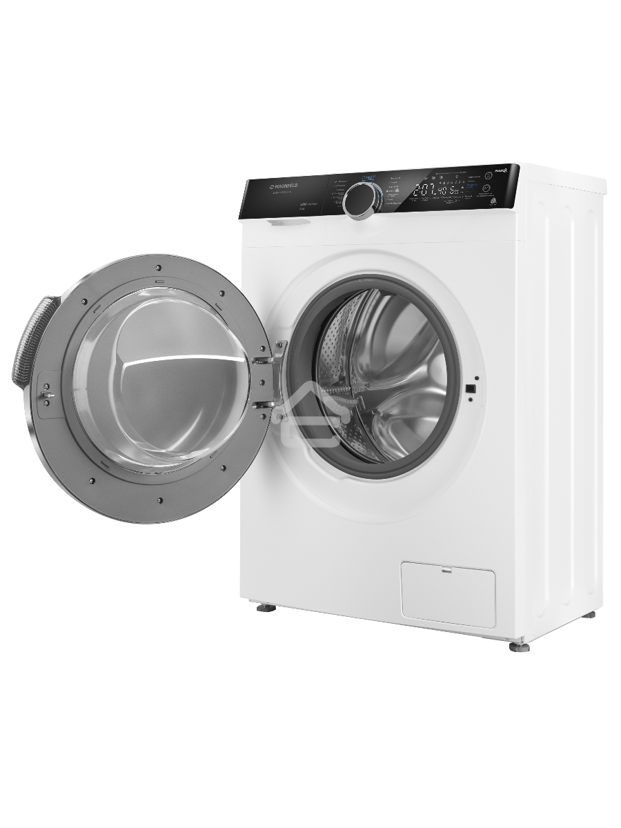 Стиральная машина Maunfeld MFWM127STWH06 белый, загрузка фронтальная 7 кг, 1200 об/мин., класс: А+++