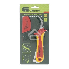 Нож диэлектрический Сибртех, серповидная рабочая кромка полотна