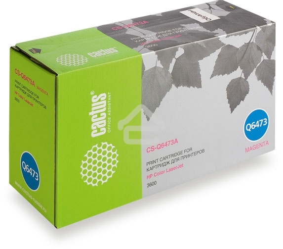 Картридж лазерный Cactus CS-Q6473A пурпурный (4000 стр.) для HP Color LaserJet 3600