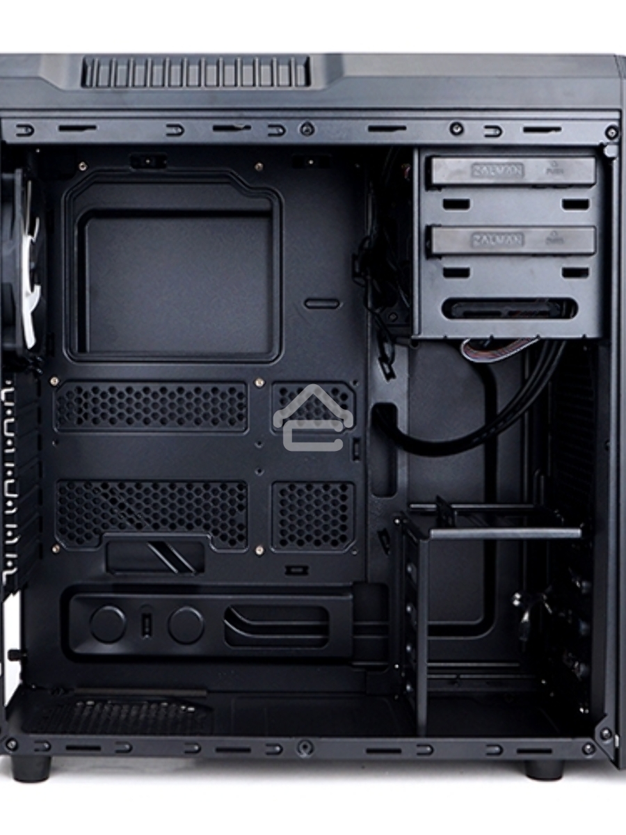 Компьютерный корпус Zalman Z3 черный без БП ATX 1x120mm 2xUSB2.0 1xUSB3.0 audio bott PSU