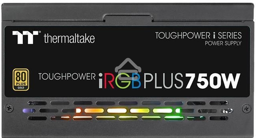 Блок питания Thermaltake Toughpower iRGb PLUS 750W RTL (PS-TPI-0750F3FDGE-1), 750Вт, 80 PLUS Gold, 140мм, модульный, черный