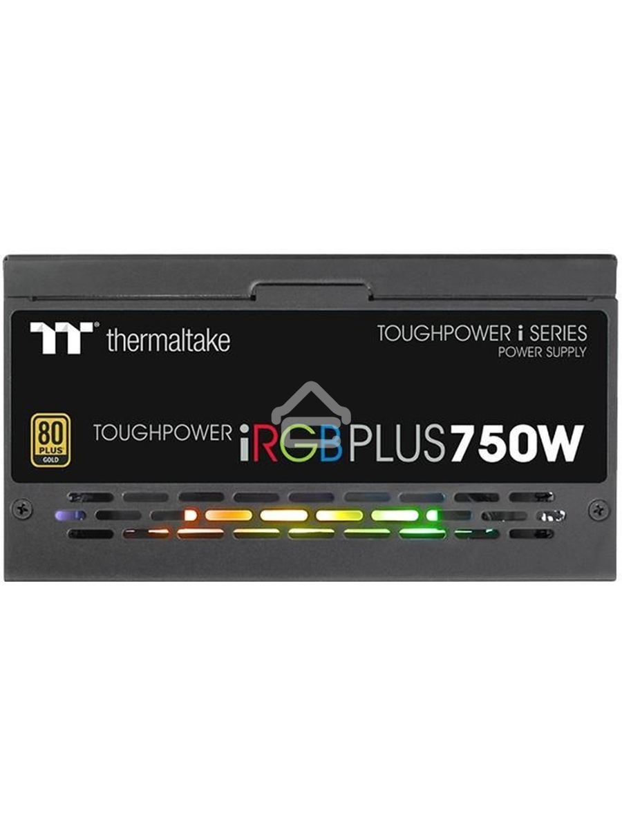 Блок питания Thermaltake Toughpower iRGB PLUS 750W RTL (PS-TPI-0750F3FDGE-1), 750Вт, 80 PLUS Gold, 140мм, модульный, черный
