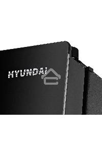 Холодильник Hyundai CS6503FV черное стекло двухкамерный инвертер 407/205л морозилка сбоку