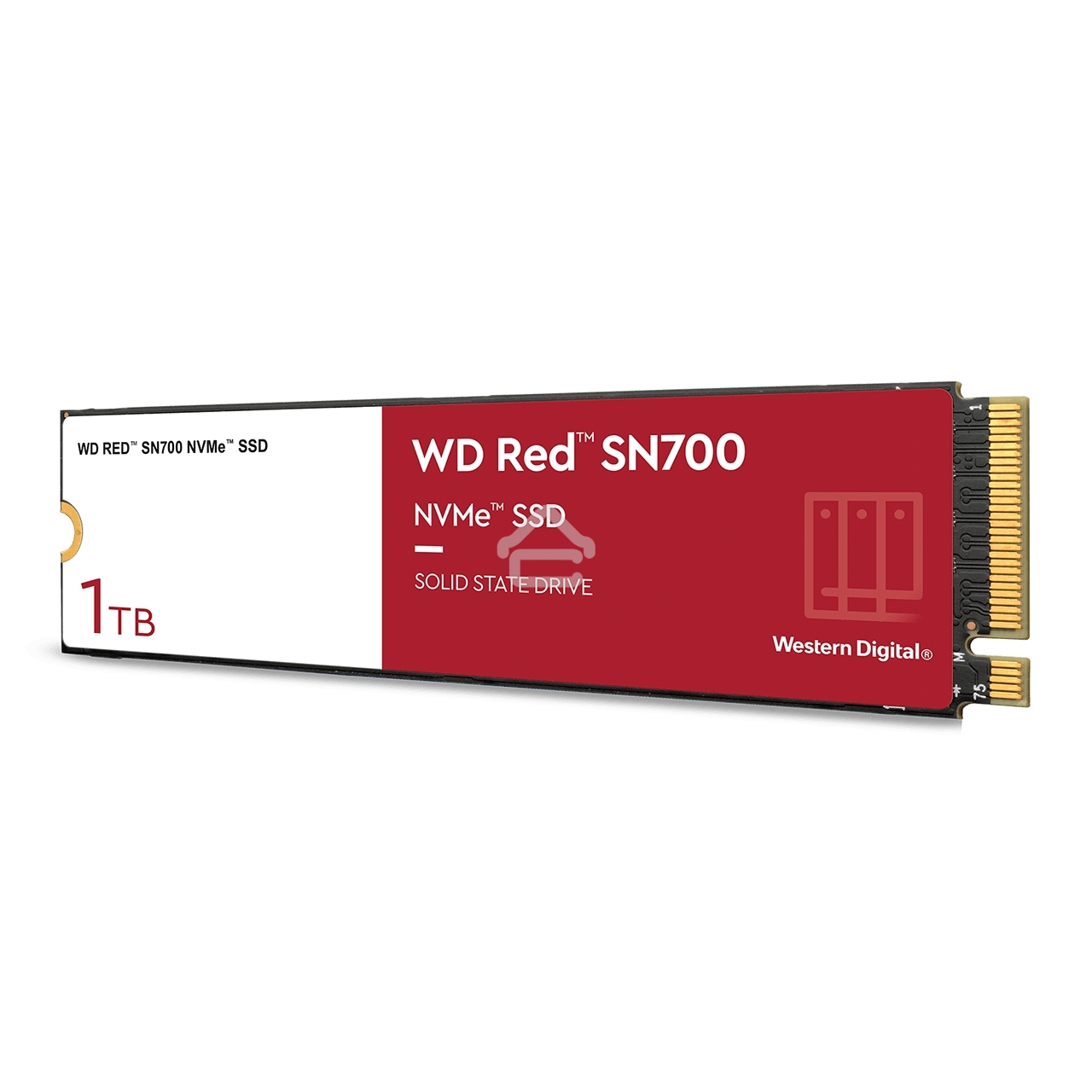 Накопитель SSD WD Red SN700, 1Tb, PCIe 3.0 x4, M.2 2280, NVMe, R/W 3430/3000