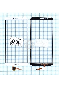 Сенсорное стекло (тачскрин) для Huawei Honor 7X, белое