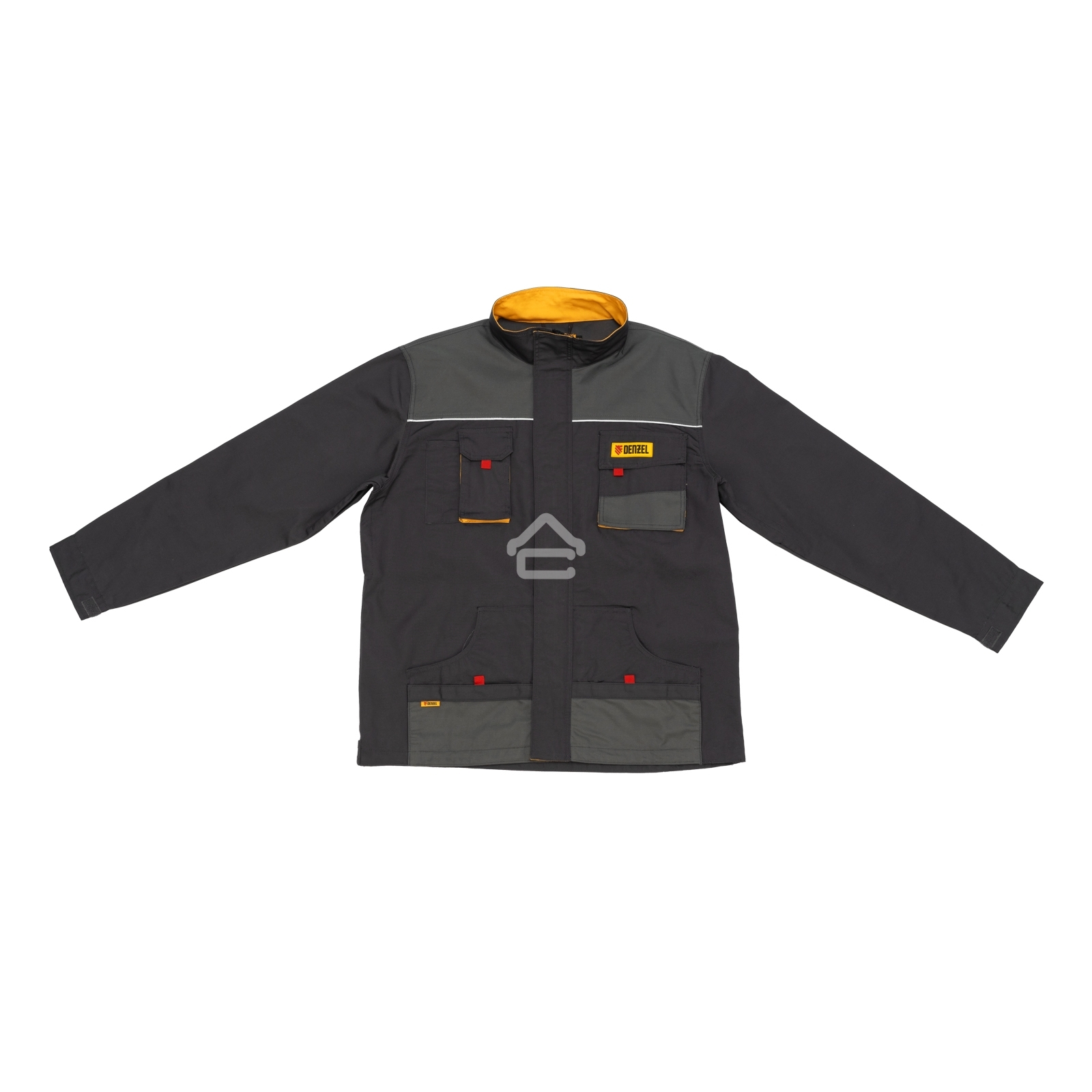 Куртка профессиональная рабочая Denzel 65% полиэстер 35% хлопок, XXXL