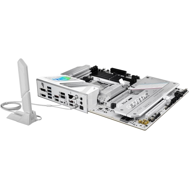 Материнская плата ASUS ROG STRIX B850-A GAMING WIFI, AM5, AMD B850, 4xDDR5, 2xSATA, 4xM.2, 1xPCIe 5.0 x16, 1xPCIe 4.0 x16, 1xPCIe x4, 1xDP, 1xHDMI, 1x2.5Gb LAN, 1xUSB-C 20Gbps, 1xUSB-C 10Gbps, 2xUSB-A 10Gbps, 4xUSB 5Gbps, 2xUSB-A 2.0, 3x3.5 мм, 7.1, ATX