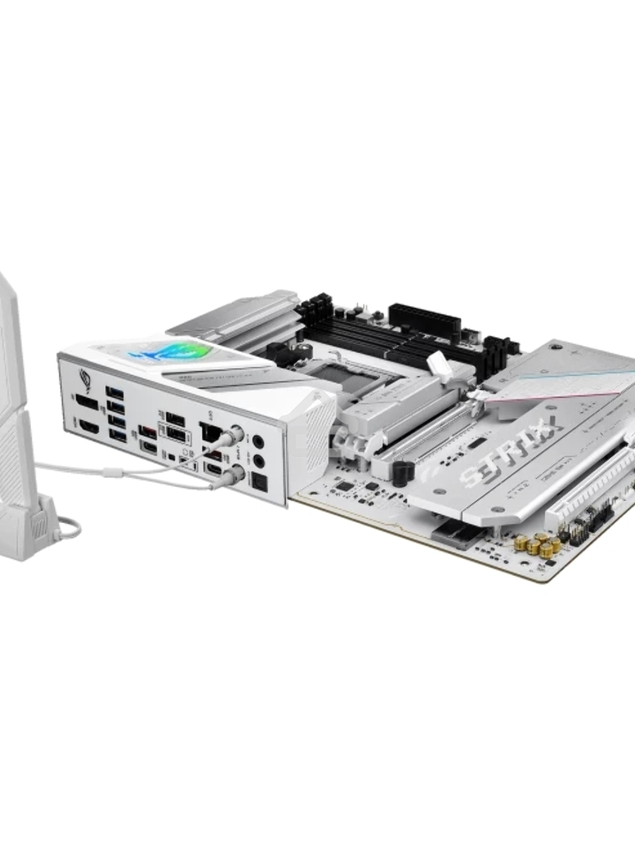 Материнская плата ASUS ROG STRIX B850-A GAMING WIFI, AM5, AMD B850, 4xDDR5, 2xSATA, 4xM.2, 1xPCIe 5.0 x16, 1xPCIe 4.0 x16, 1xPCIe x4, 1xDP, 1xHDMI, 1x2.5Gb LAN, 1xUSB-C 20Gbps, 1xUSB-C 10Gbps, 2xUSB-A 10Gbps, 4xUSB 5Gbps, 2xUSB-A 2.0, 3x3.5 мм, 7.1, ATX