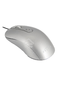 Мышь проводная Oklick 155M серебристый, 1600 dpi, USB, кнопки - 4