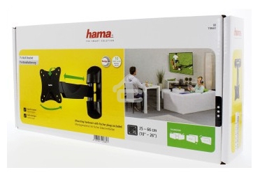 Кронштейн для телевизора Hama FULLMOTION черный 10