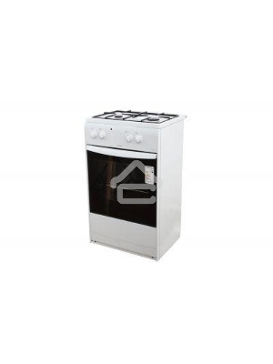 Комбинированная плита Darina S KM521 300 W, 50х45см, 2 газ. конфорки, эл. духовка, цвет белый
