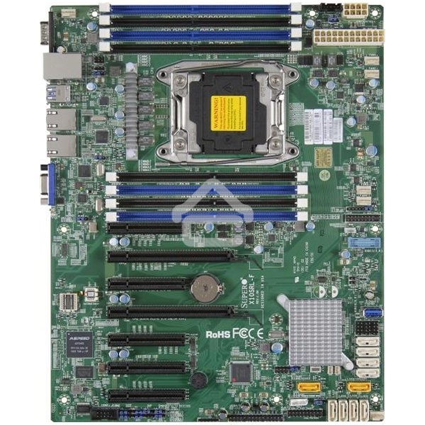Материнская плата Supermicro MBD-X11SCL-F-B, LGA 1151, Intel C242, 4xDDR4, 6xSATA, 1xM.2, 1xPCI-E 3.0 x16, 1xPCI-E 3.0 x8, 2xPCI-E 3.0 x4, 1xVGA, 2x 1Gb LAN, 2xUSB 2.0, 5xUSB 3.1 Gen 1, 2xCOM, 1x TPM, Micro-ATX, OEM