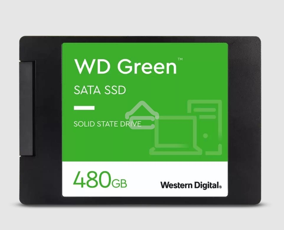 Накопитель SSD WD Green WDS480G3G0A, 480Gb, SATA III, 2.5