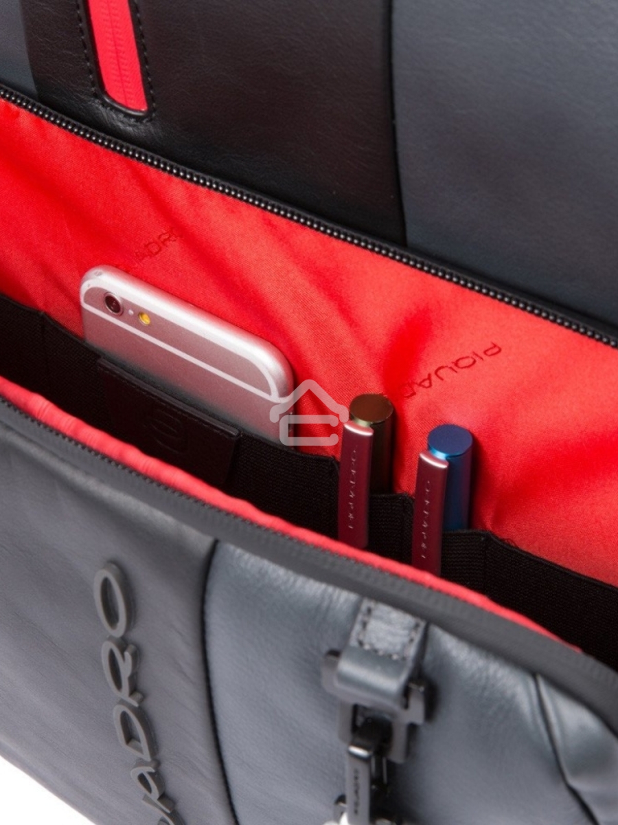 Рюкзак Piquadro Urban CA4532UB00/GRN серый/черный натур.кожа