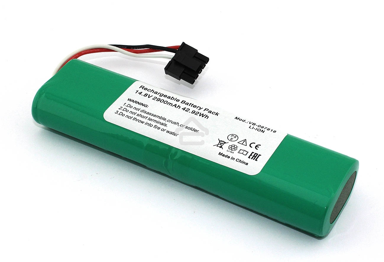 Аккумулятор для Xiaomi Mijia STYJ02YM, Viomi V2, V2 Pro, V3, Mop P 14,8V 2900mAh