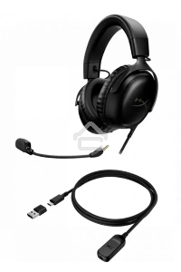 Наушники с микрофоном HyperX Cloud III черный 1.2м мониторные оголовье (727A8AA)
