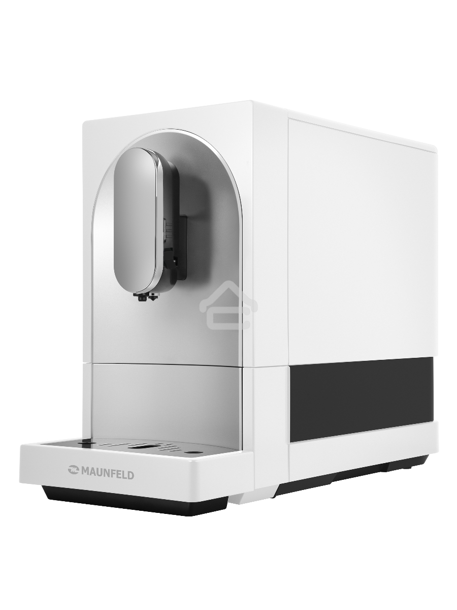 Кофемашина автоматическая Maunfeld MF-A8021CWH белый, исп. кофе - зерновой, 1.1 л, 1470 Вт, 19 бар