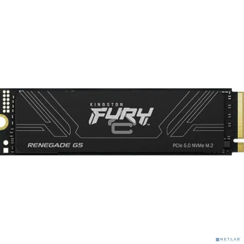 Накопитель SSD Kingston Fury Renegade, 2Tb, M.2(22x80мм), NVMe, PCIe 5.0 x4, 3D TLC, R/W 14700/14000Mb/s, IOPs 2 200 000/2 200 000, TbW 2000, DWPD 0.5 (12 мес)