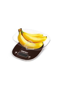 Весы кухонные Centek CT-2456 (шоколад) электр., max 7кг(!!!), шаг 1г, большая съемная чаша, дисплей