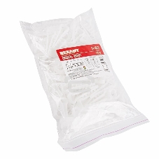 Дюбель-хомут нейлоновый прямоугольный Rexant 5-10 мм, белый, упаковка 100 шт.