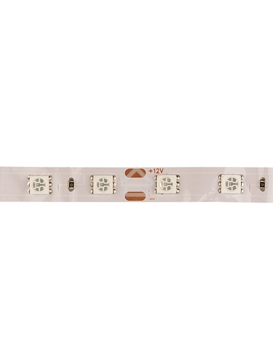 Лента LED открытая, 10 мм, IP23, SMD 5050, 60 LED/m, 12 V, цвет свечения желтый