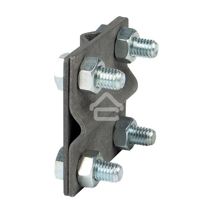 Зажим крестовидный прут-прут (пластина 57х57 мм) HZ PROxima EKF lp-g3109
