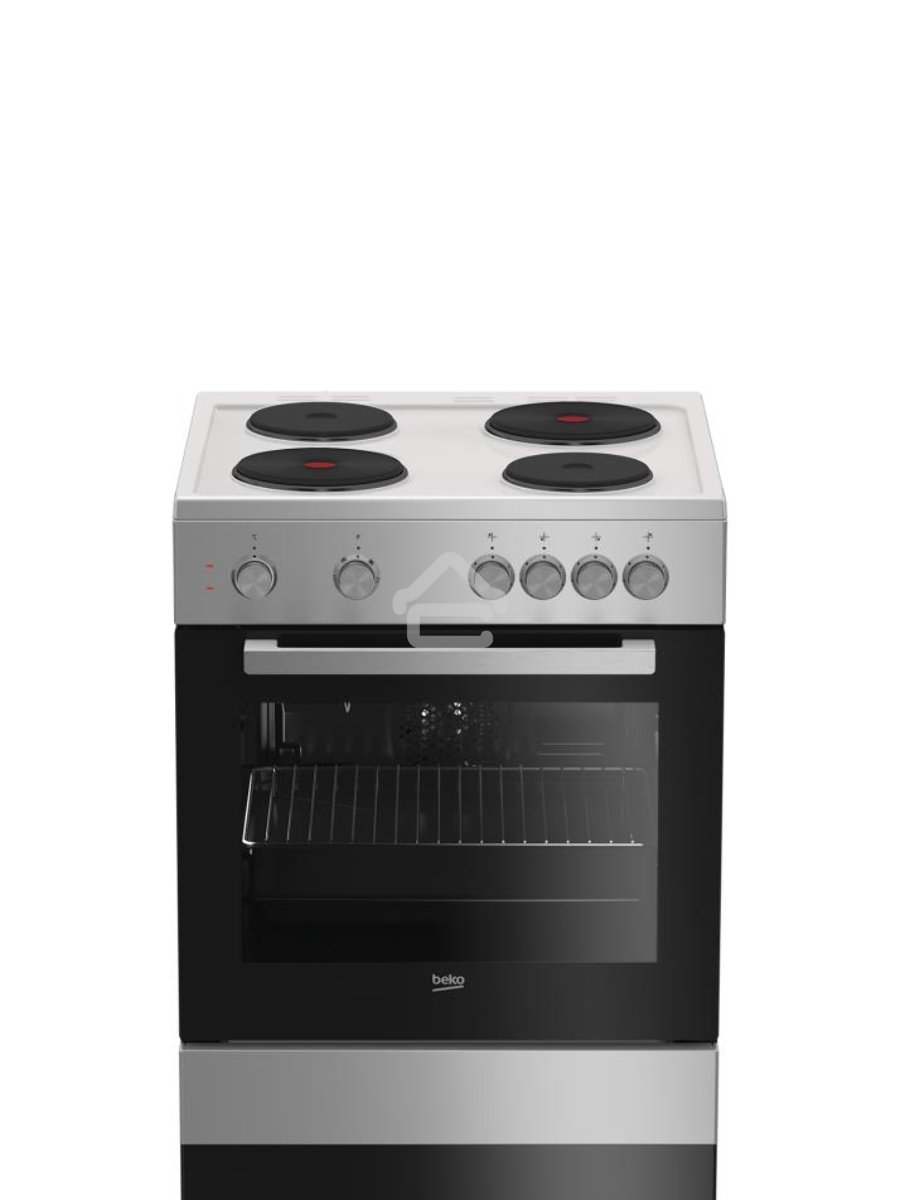 Плита электрическая Beko FSE66000GS черный, конфорок 4 шт, духовка 66 л, 60 см x 85 см x 60 см