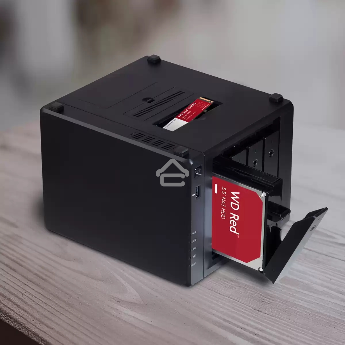 Накопитель SSD WD Red SN700, 1Tb, PCIe 3.0 x4, M.2 2280, NVMe, R/W 3430/3000