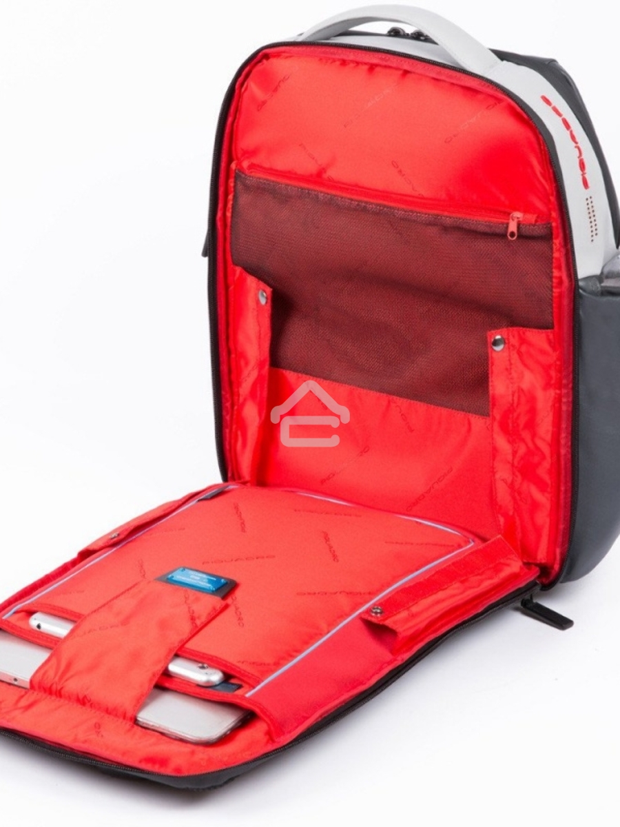 Рюкзак Piquadro Urban CA4532UB00/GRN серый/черный натур.кожа