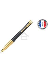 Ручка шариковая Parker Urban Core K314 (CW2143640) Muted Black GT M син. черн. подар.кор.