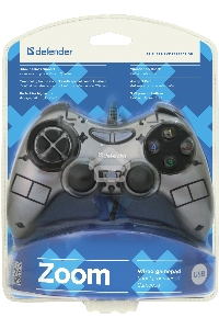 Геймпад Defender Zoom USB Xinput, 10 кнопок, 2 стика