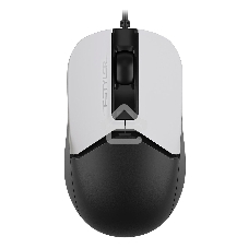 Мышь проводная A4Tech Fstyler FM12S белый/черный, 1200 dpi, USB, кнопки - 3