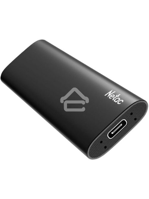 Накопитель SSD External Netac 2.0Tb Z SLIM <NT01ZSLIM-002T-32BK> (USB3.2, up to 520/480MBs, 100х29.5х9mm, Black)